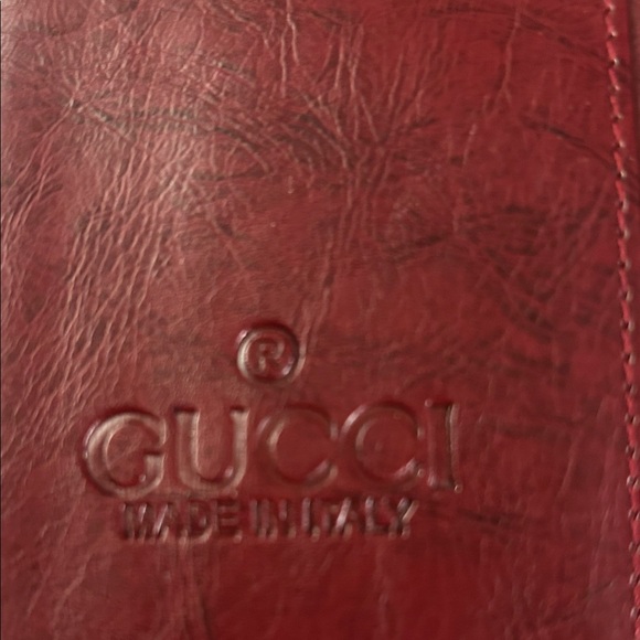 Gucci Burgundy Leather Continental Wallet - Picture 5 of 6